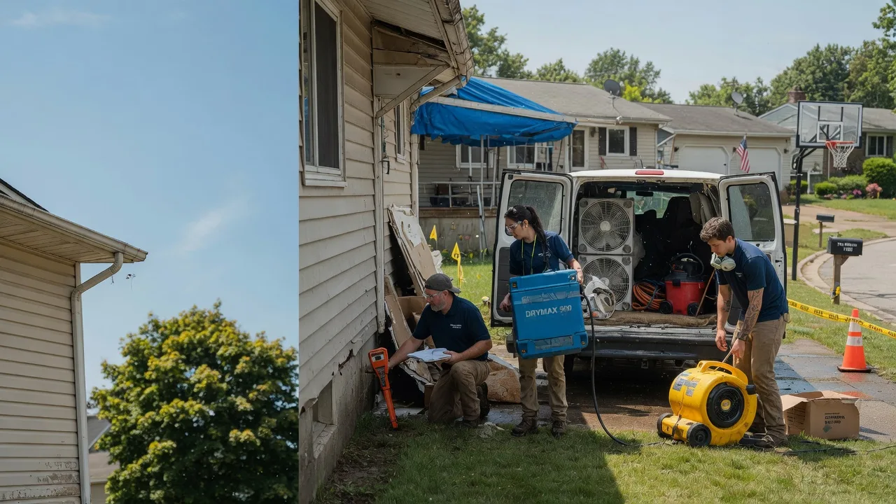 Ceiling Leak Cleanup in Sun Prairie, WI near me